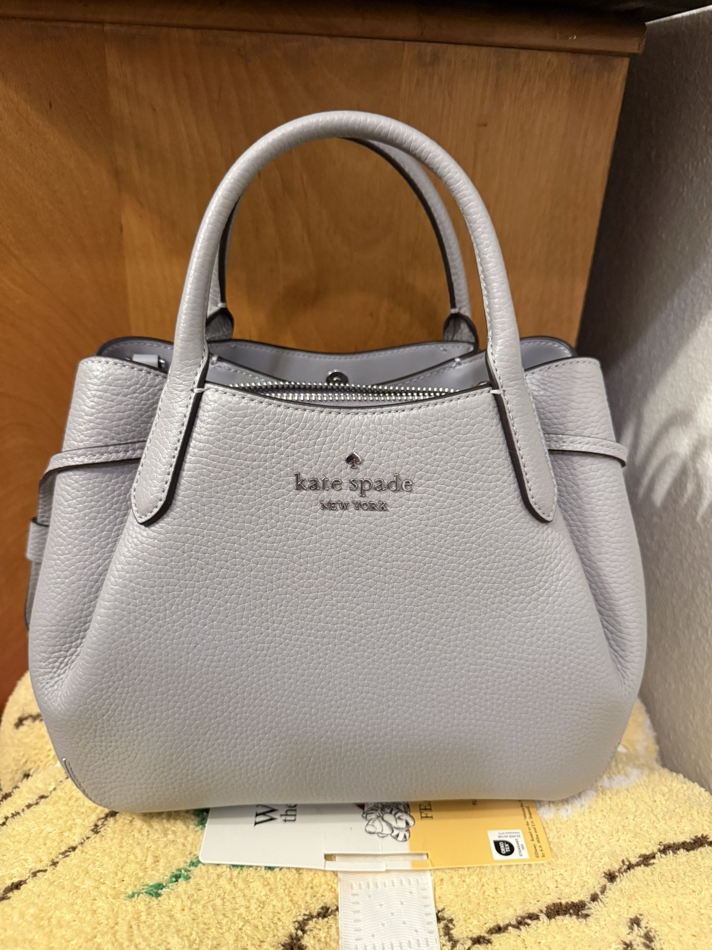 Gray Kate Spade Dumpling Purse