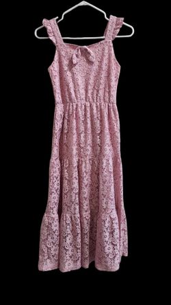 Charming pink dress For Girls Size 12