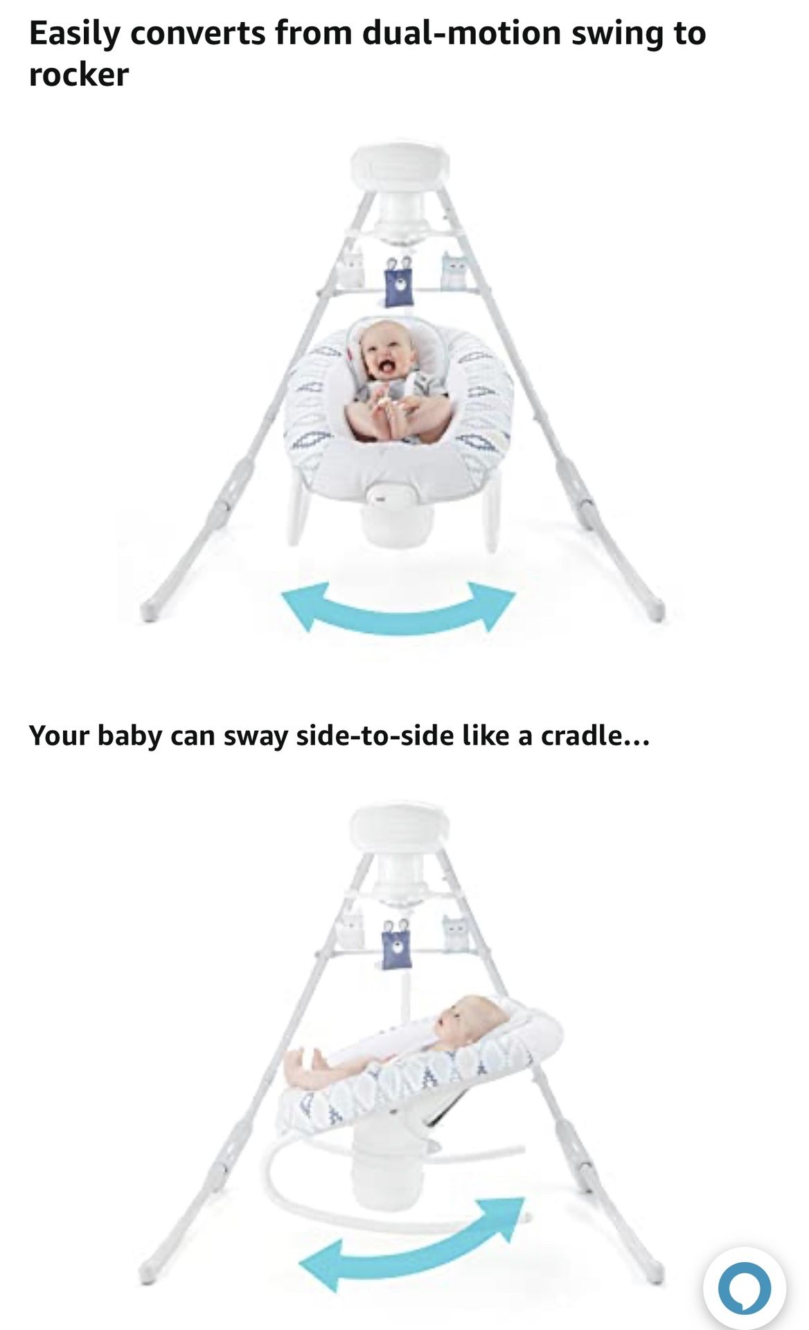 Baby swing