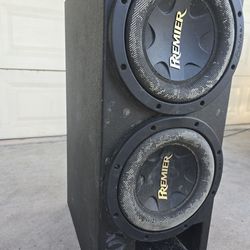 Premier pioneer subs in box