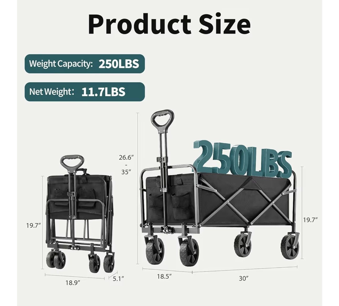 Foldable Wagon BRAND NEW STILL IN BOX