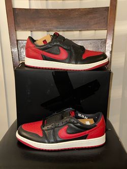 NEW NIKE AIR JORDAN 1 RETRO LOW OG Sz 10 Banned Sneakers