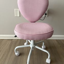 Pink Heart Chair 