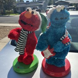 Sesame Street Christmas Dolls
