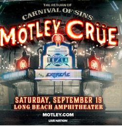 Motley Crue concert tickets