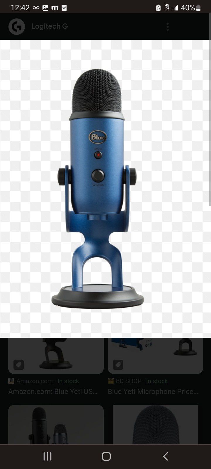 Yeti Blue Microphone And Other Mic