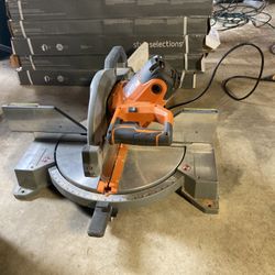 12” Rigid miter saw