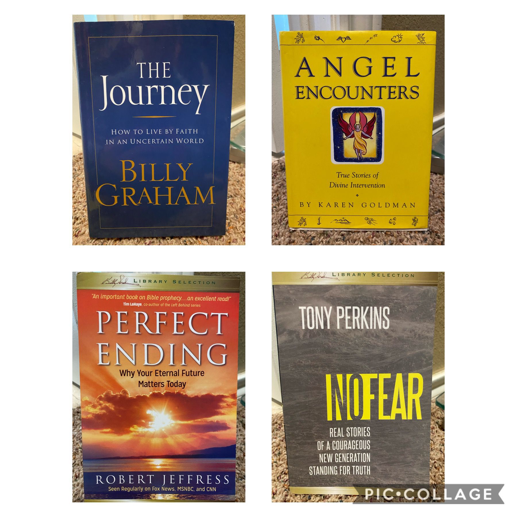 Set of 4 Christian books