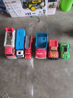 Lot of cars and trucks