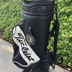 Titleist Leather Staff Golf Bag