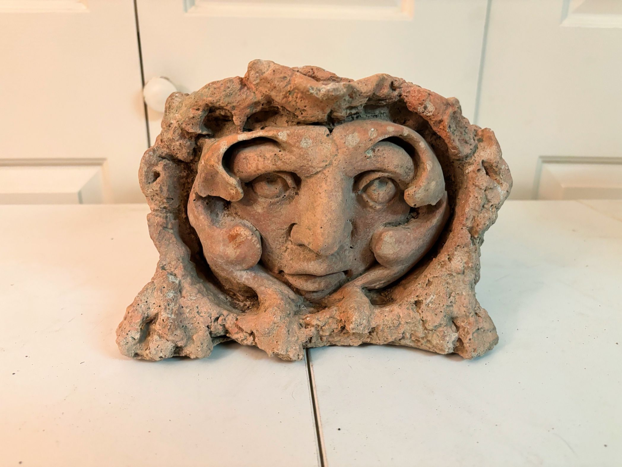 Stonehenge Planters Unique Face Flower Pot