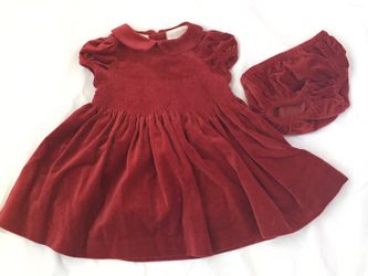 Janie & Jack Red Velvet Holiday Dress for Sale in Bothell, WA