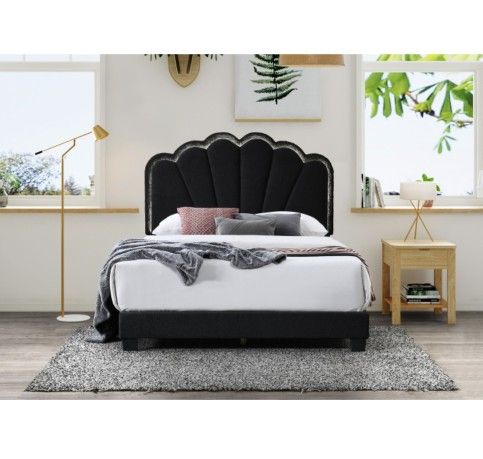 Queen Bed With LED Headboard