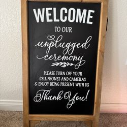 Chalkboard Sign – Sturdy & Beautiful
