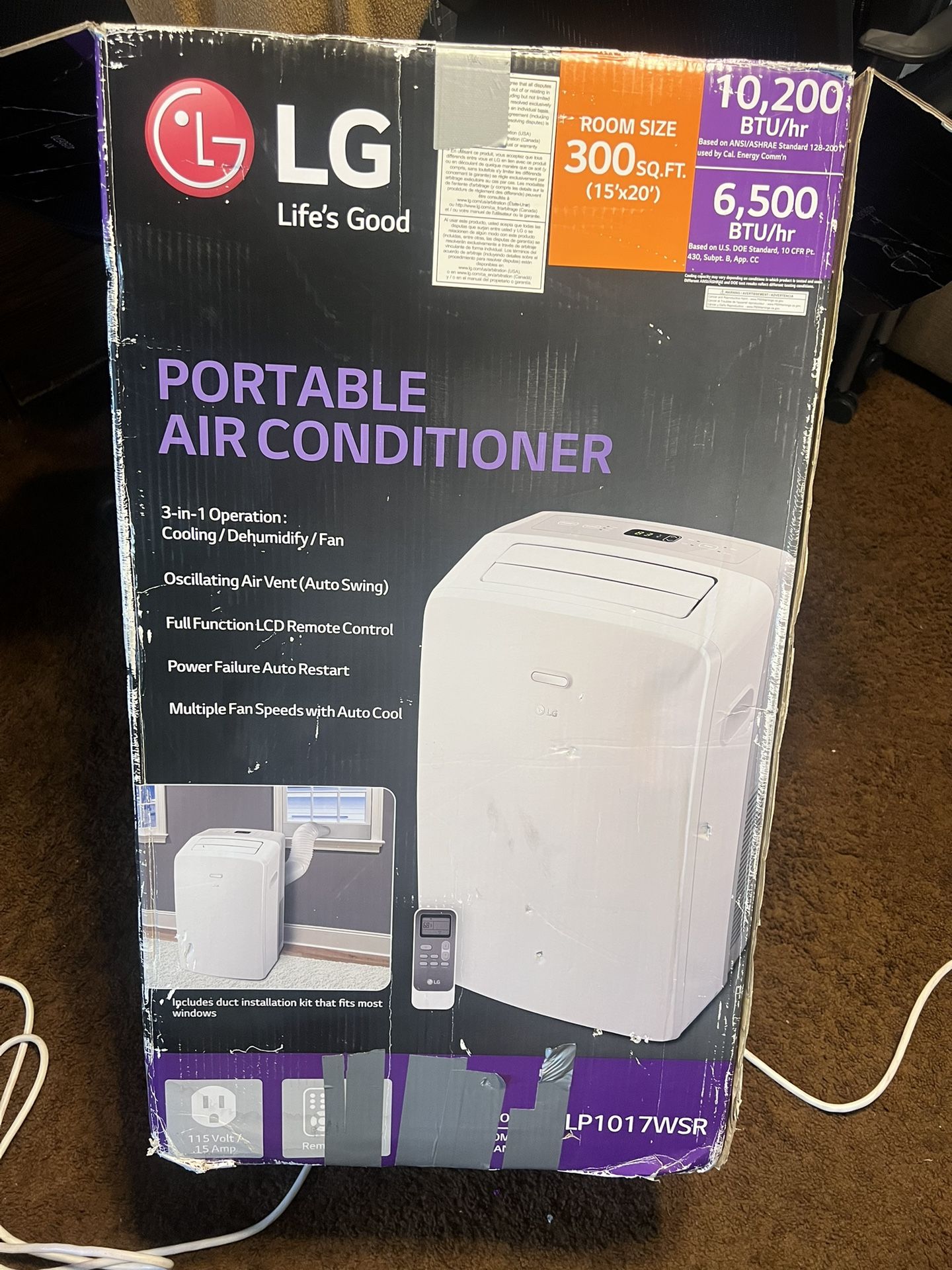 LG Portable Indoor Air Conditioner 10200BTU