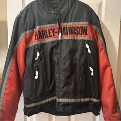 Harley Davidson- Men Hazard Waterproof Textile Jacket -XL