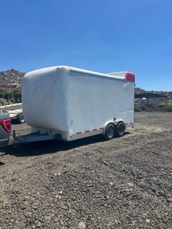 ENCLOSED TRAILERS, TITLE IN HAND,,16’ X 8’