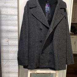 Mens Peacoat Hooded