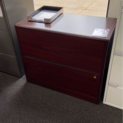 2 Drawer Mahogany File 