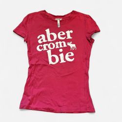 Abercrombie & Fitch pink baby tee