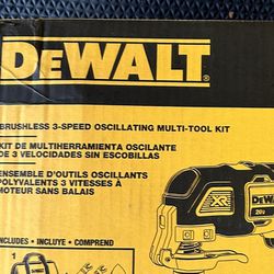 DeWalt 3 speed oscillating multi tool kit