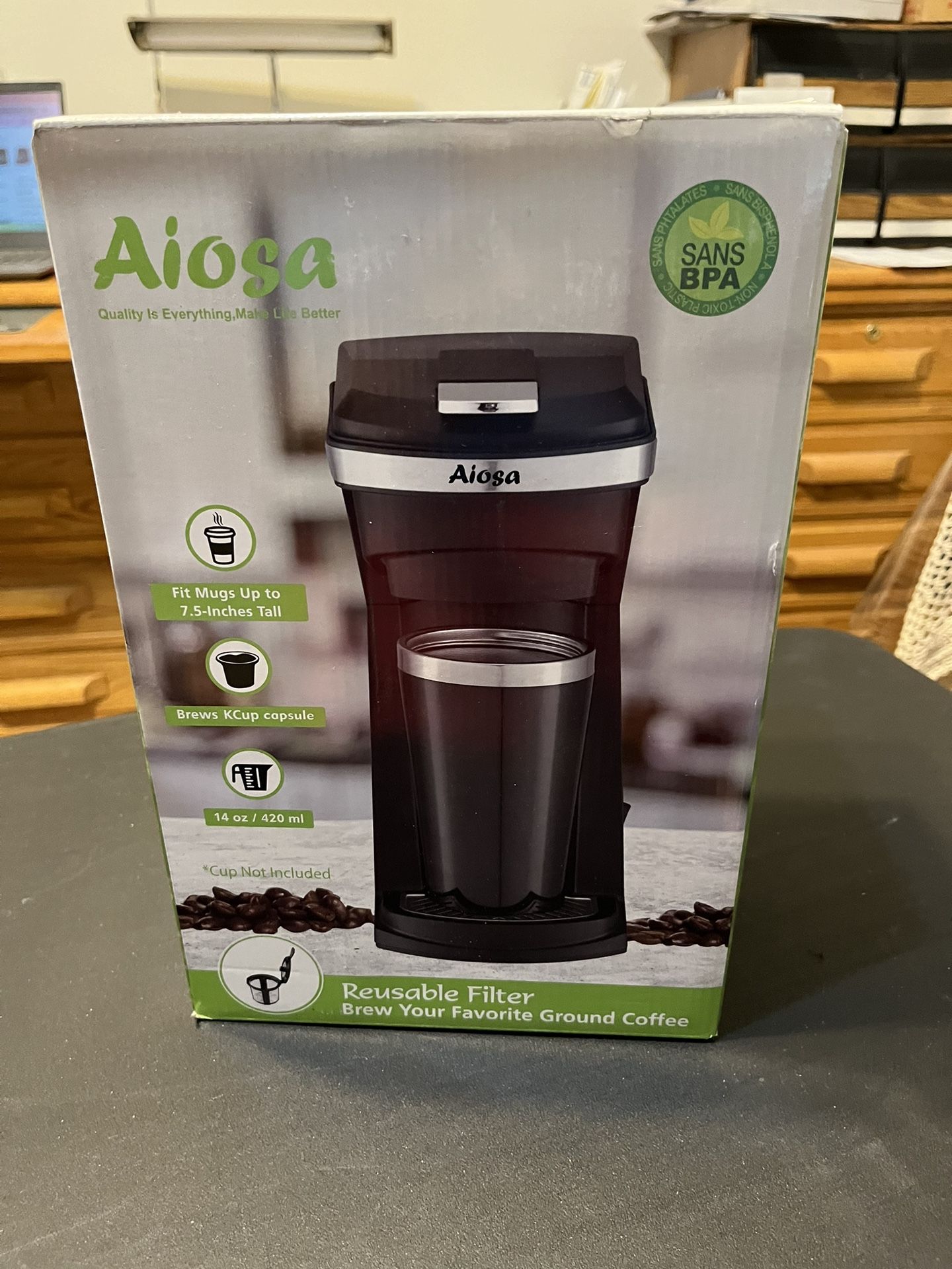Brand New Aiosa Coffee Maker. Never Been Open
