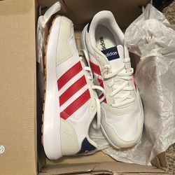 Adidas Red White And Blue Shoes