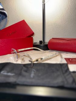 Luxury glasses (Cartier Buffs)