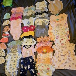 0-3 Month Baby Girl Clothes