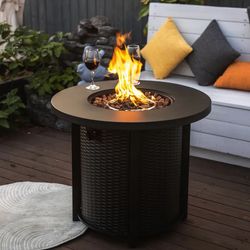 New Outdoor Propane Round Fire Table