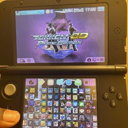 3DS XL Red w 128GB SD Card+Charger+Stylus pen/Near Mint/1422