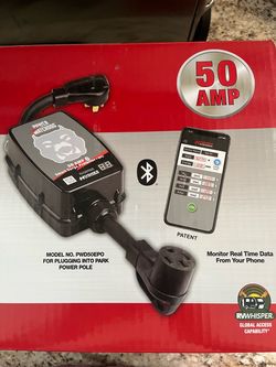 Hughes PWD50-EPO Power Watchdog 50 Amp Smart Bluetooth Surge Protector with Auto Shutoff