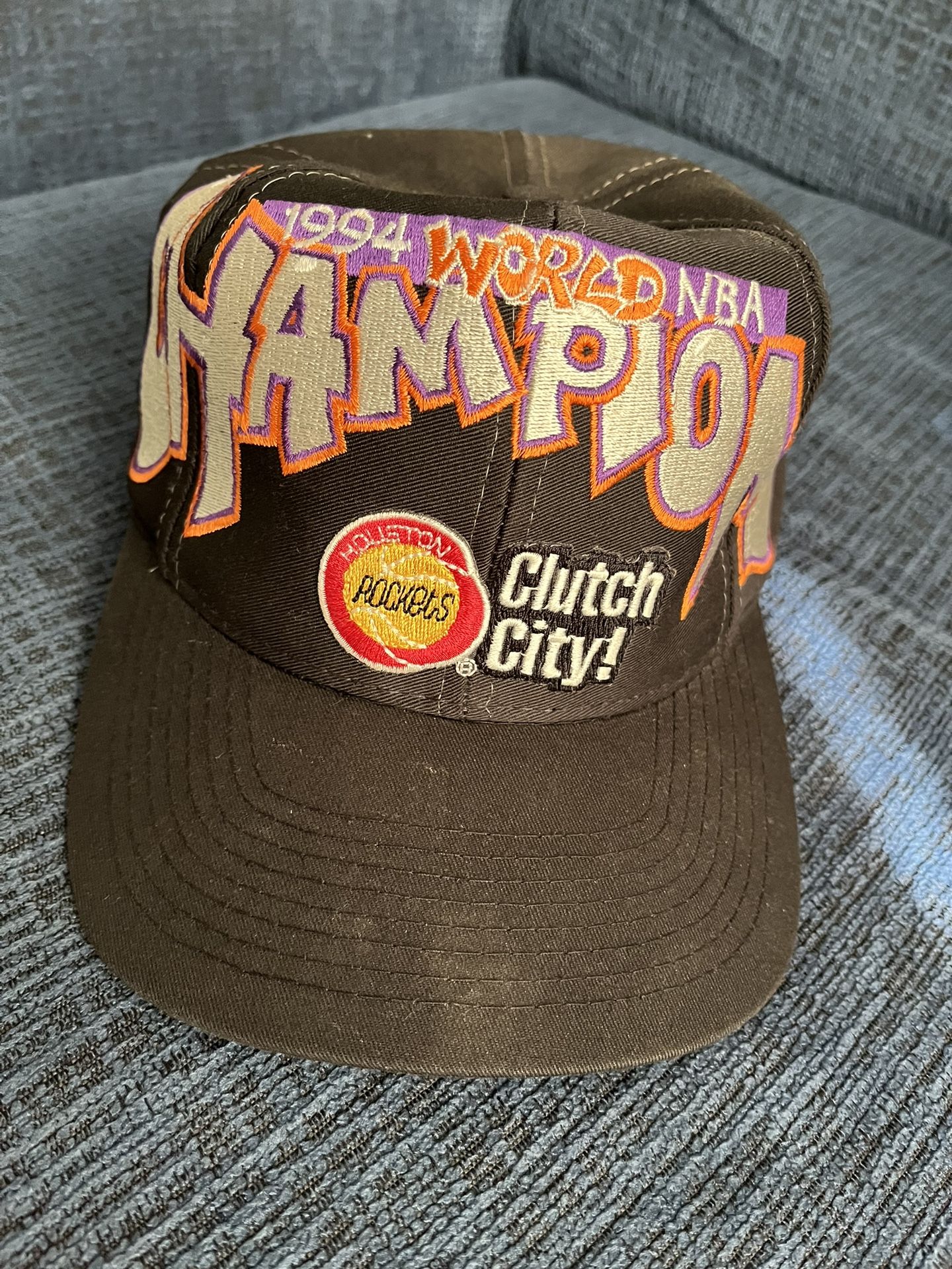 Vintage Houston Rockets Hat 1994 Championship Logo 7 NBA