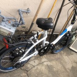 blue Magnum electric bicycle 