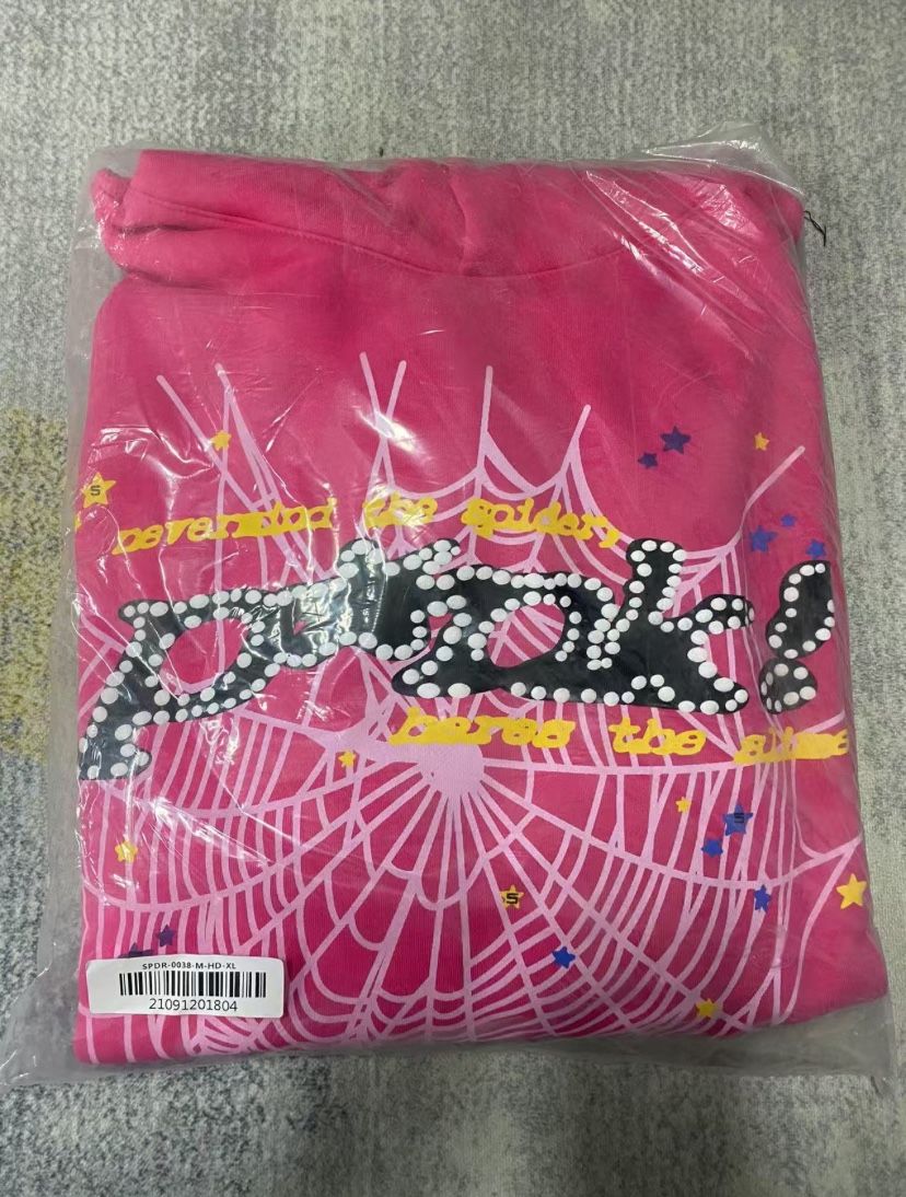 Pink Spider Hoodie