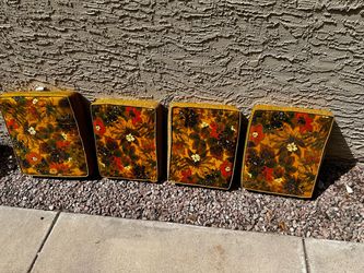 Vintage patio cushions