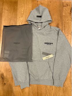 Essentials Dark Oatmeal Hoodie