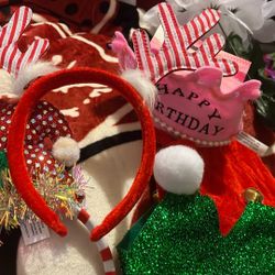 4pc Hat Twin and Happy Birthday Band 