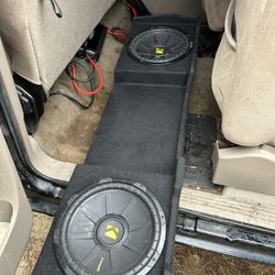 Pickup Truck 2 12” Sub Box with or without Subs