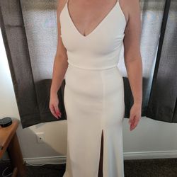 White Batchelorette Dress