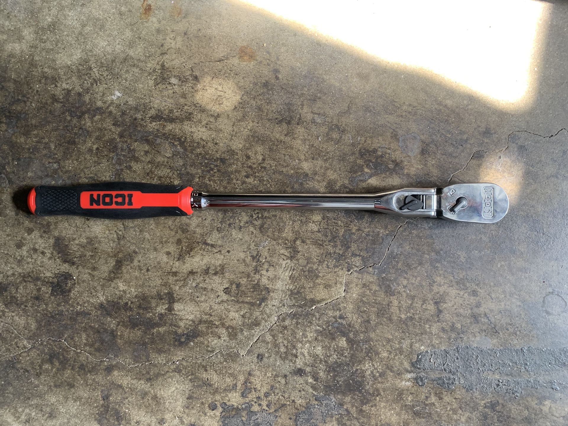 Icon G2 Flex Head Ratchet Long Handle 