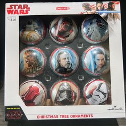 Star Wars “The Last Jedi” Christmas Ornaments 