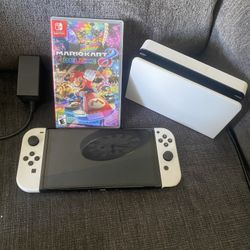 Nintendo Switch OLED with Mario Kart 8 Deluxe