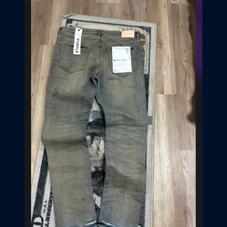 Purple jeans