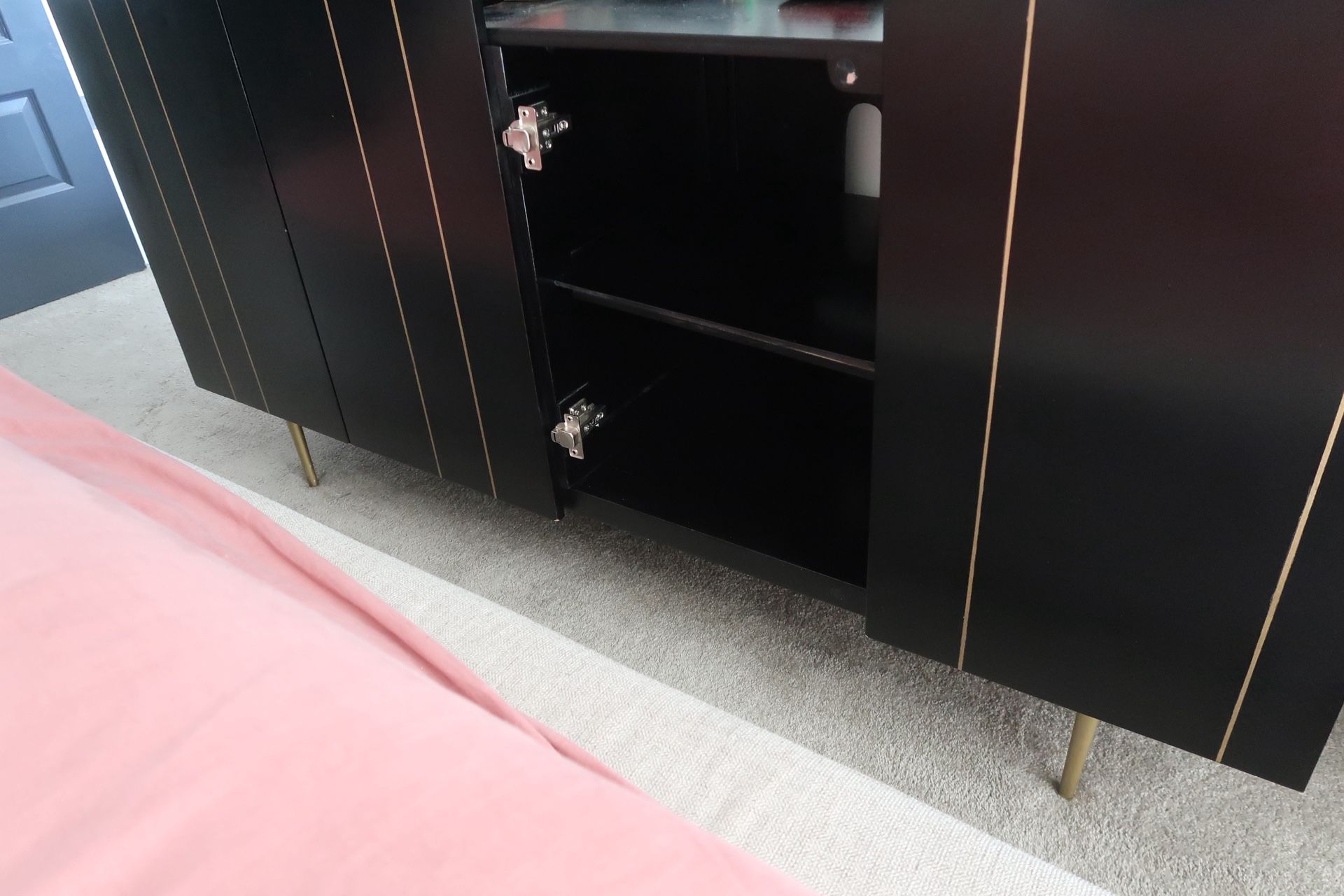Black Storage Cabinet