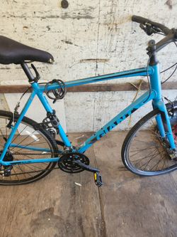 Giant ( 10 speed bike the color is blue and black