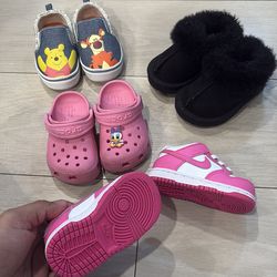 Pink Nike dunk white 4c new !!!!