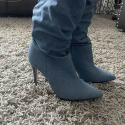 Denim Boots -NEW