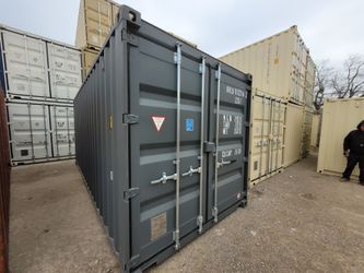 NEW 20ft Gray One Trip Shipping Containers For Sale