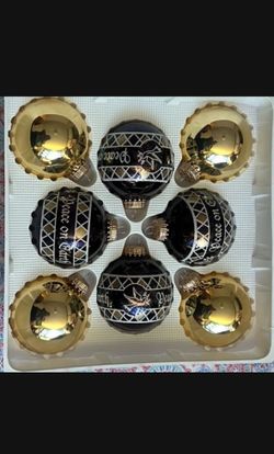 Peace On Earth Ornaments (Set Of 8)